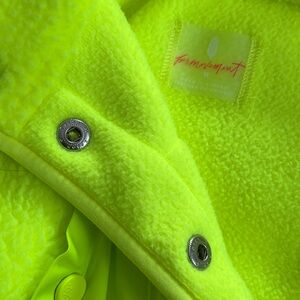 Free People Movement. Neon yellow oversized fleece ! Popular item.